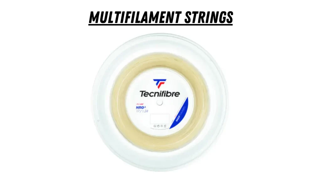 Tennis Racket Multifilament Strings