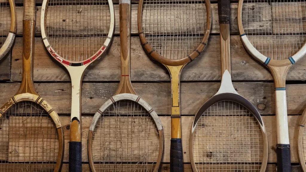 Early tennis rackets