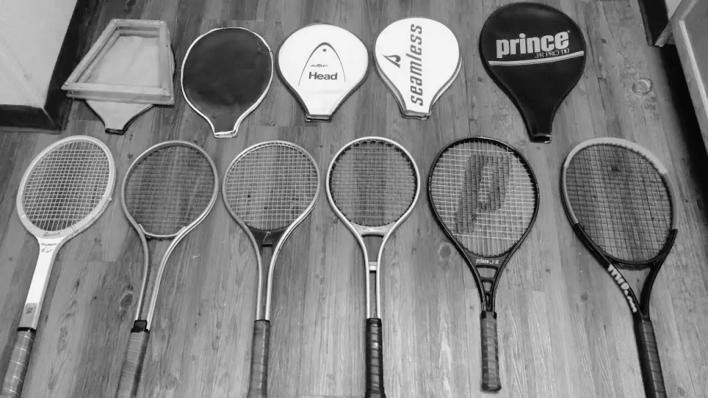 Evolution of the tennis racket