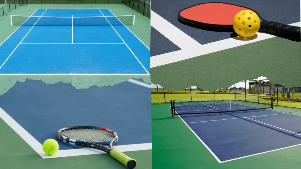 Pickleball Court vs.Tennis Court